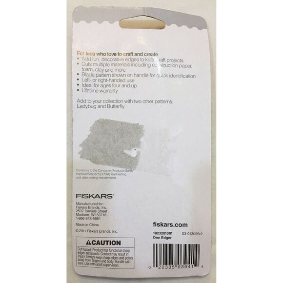 NEW FISKARS EDGERS For Kids Decorative Cuts Construction Paper Foam Clay Crafts - Picture 3 of 3
